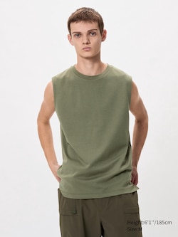 AIRism Cotton Sleeveless T-Shirt