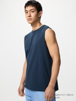 AIRism Cotton Sleeveless T-Shirt