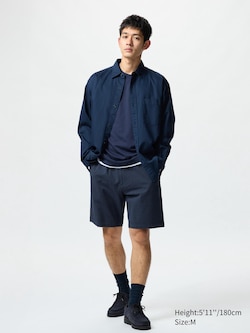 Stretch easy shorts (seersucker)