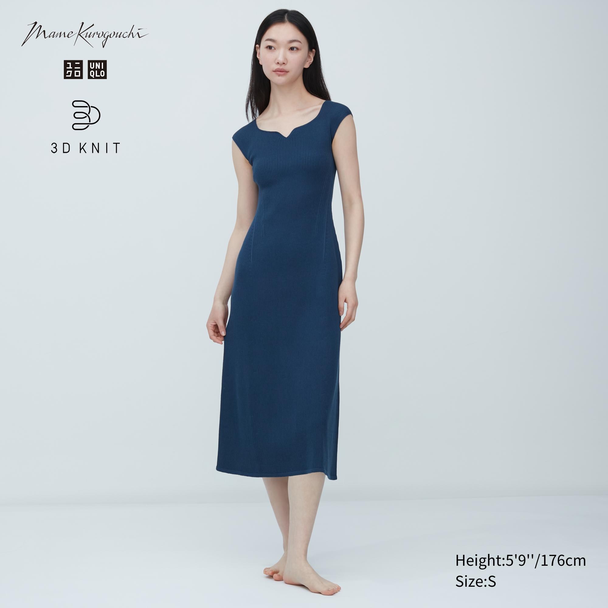 WOMEN'S MAME KUROGOUCHI 3D KNIT SLEEVELESS DRESS | UNIQLO AU