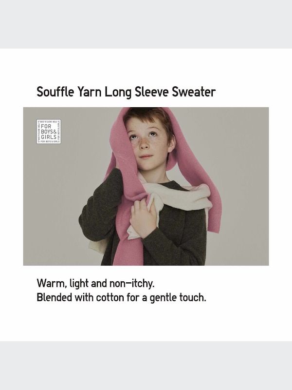 Souffle Yarn Long Sleeve Sweater