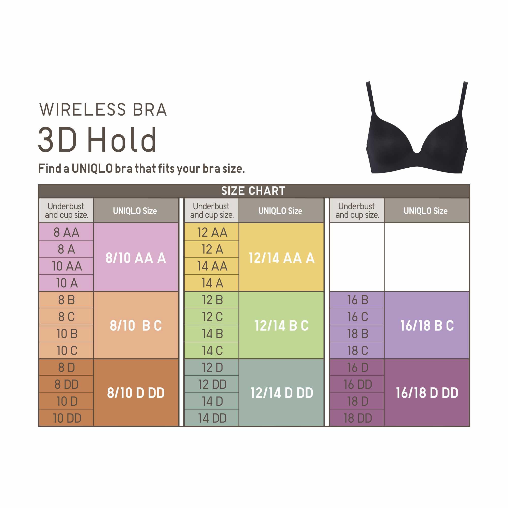 3d store bra size