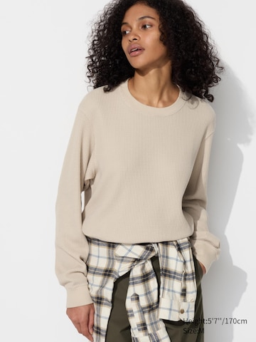 Waffle Crew Neck Long Sleeve T-Shirt