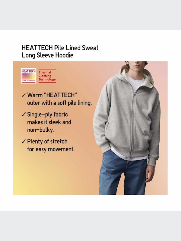 HEATTECH Pile Lined Sweat Hoodie