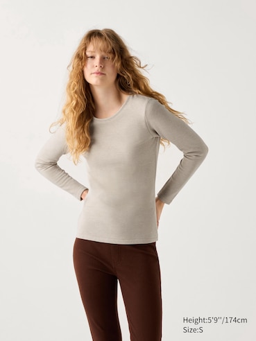 HEATTECH ULTRA WARM Crew Neck Long Sleeve T-Shirt