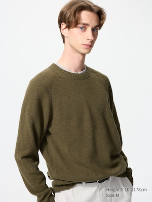 100% Lambswool Crew Neck Sweater