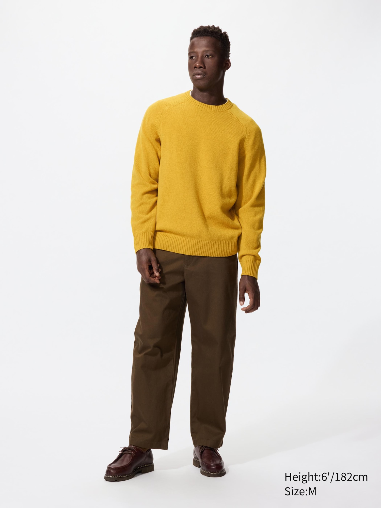 Unisex 100% Lambswool Crew Neck Sweater | UNIQLO AU