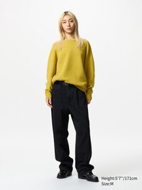 100% Premium Lambswool Long Sleeve Crew Neck Sweater