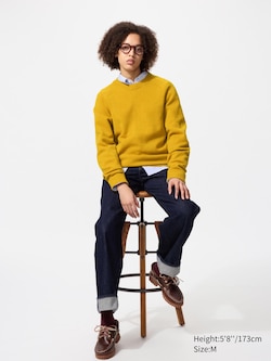 100% Lambswool Crew Neck Sweater