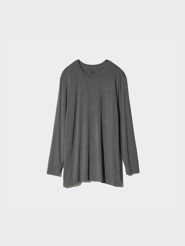 HEATTECH Crew Neck Long Sleeve T-Shirt