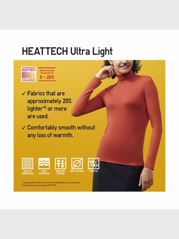 HEATTECH Ultra Light Turtleneck Long Sleeve T-Shirt