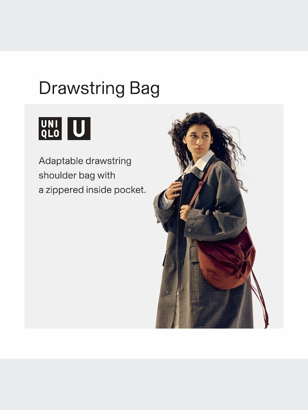Uniqlo U Drawstring Shoulder Bag