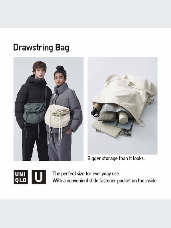 Uniqlo U Drawstring Shoulder Bag