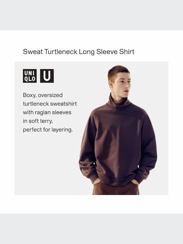 Uniqlo U Sweat Turtleneck Long Sleeve Shirt