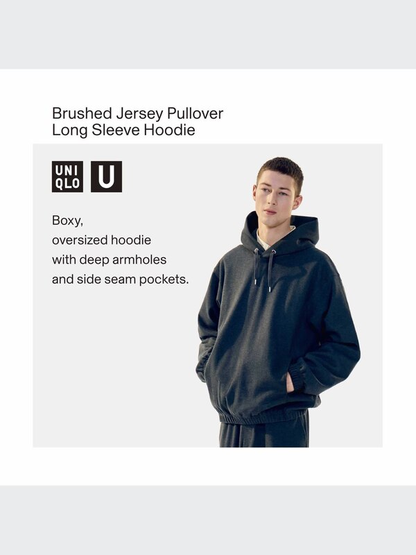 Uniqlo U Brushed Jersey Hoodie