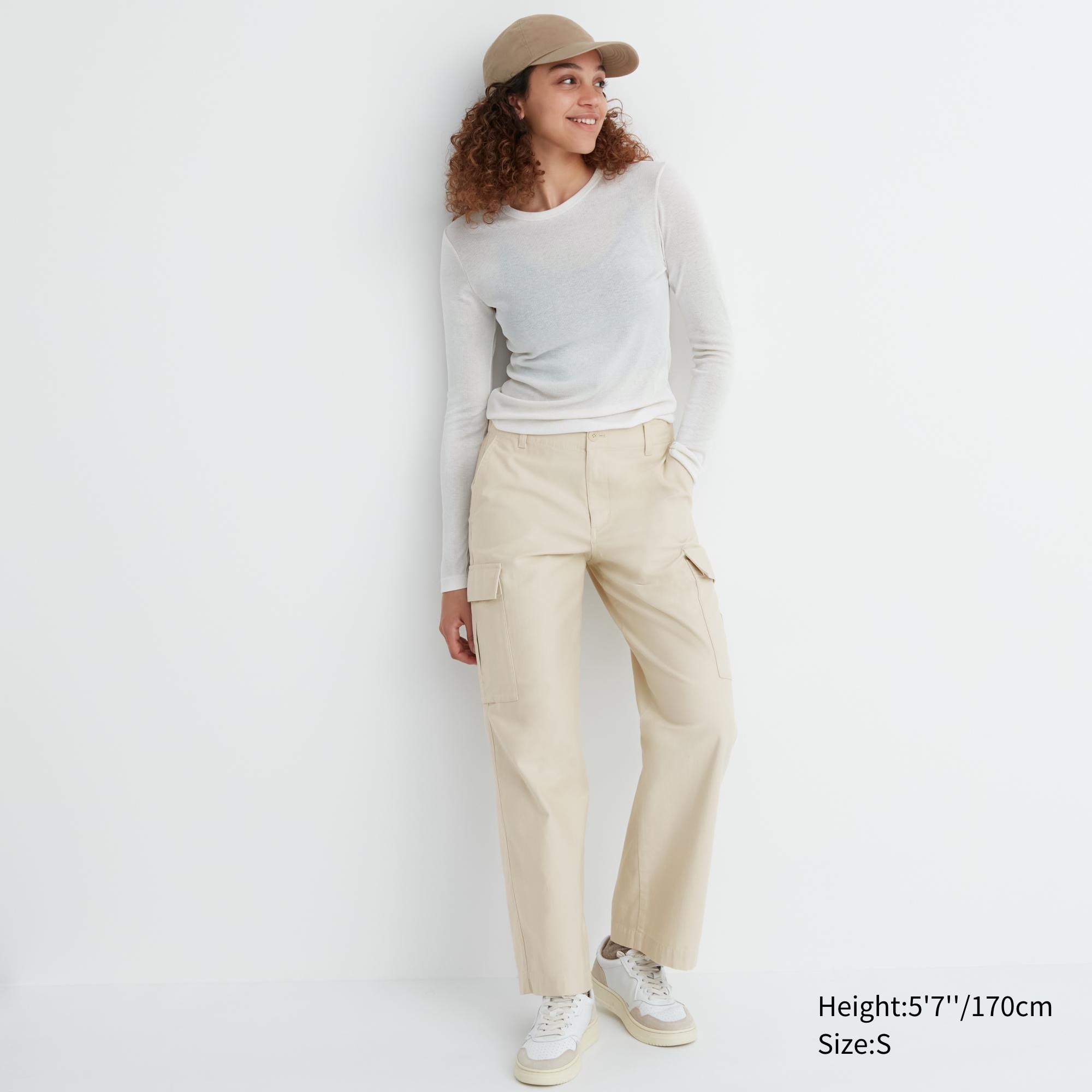 Autumn French Casual Women Clothing: Office Cotton Work Pant – Straight Leg  Pants