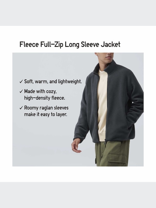 Fleece Full-Zip Jacket Colour Block