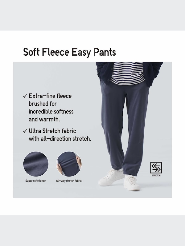 Soft Fleece Easy Pants (Ultra Stretch)