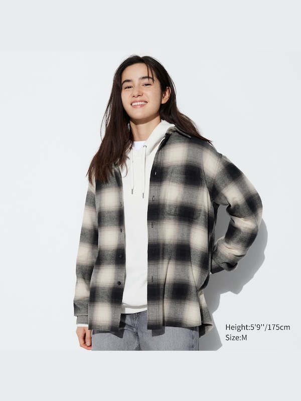 Flannel Checked Long Sleeve Shirt