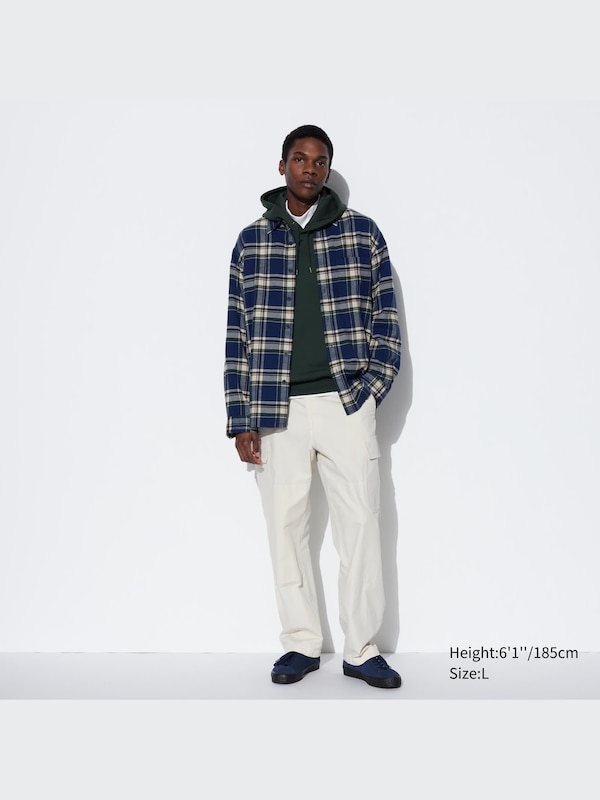Flannel Checked Long Sleeve Shirt