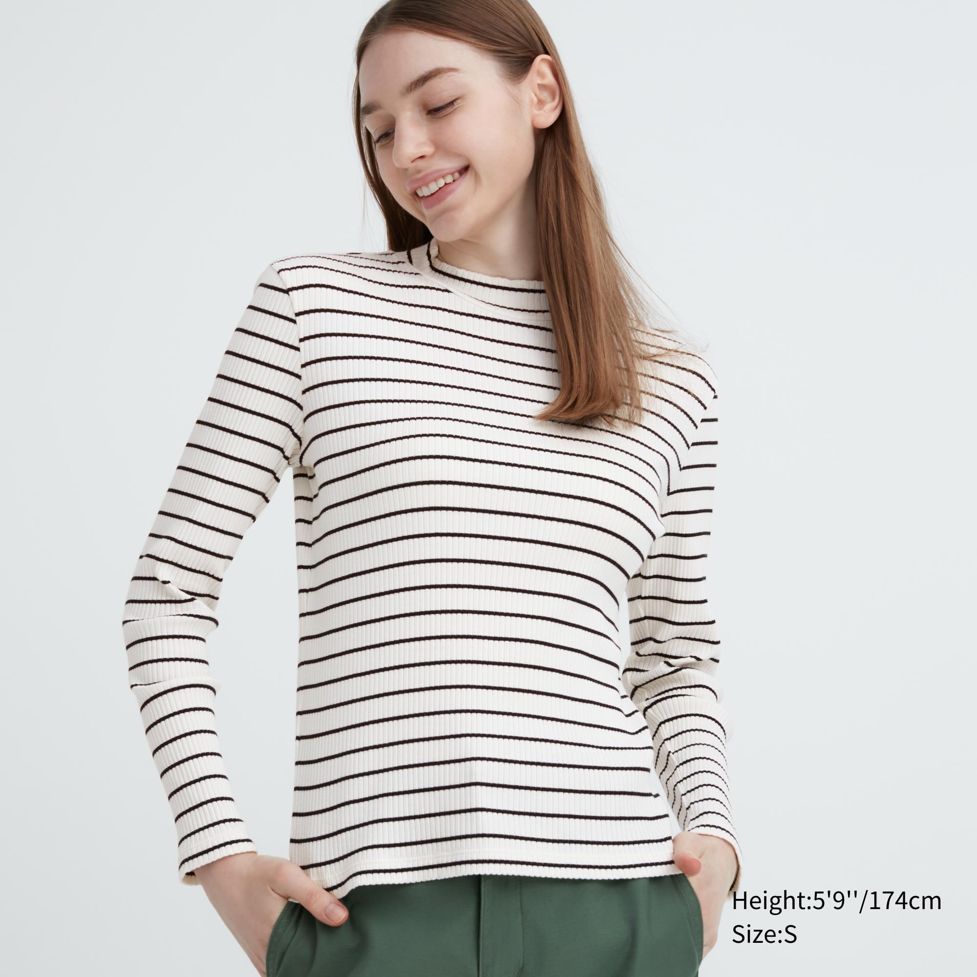 Uniqlo ribbed high neck half outlet sleeve