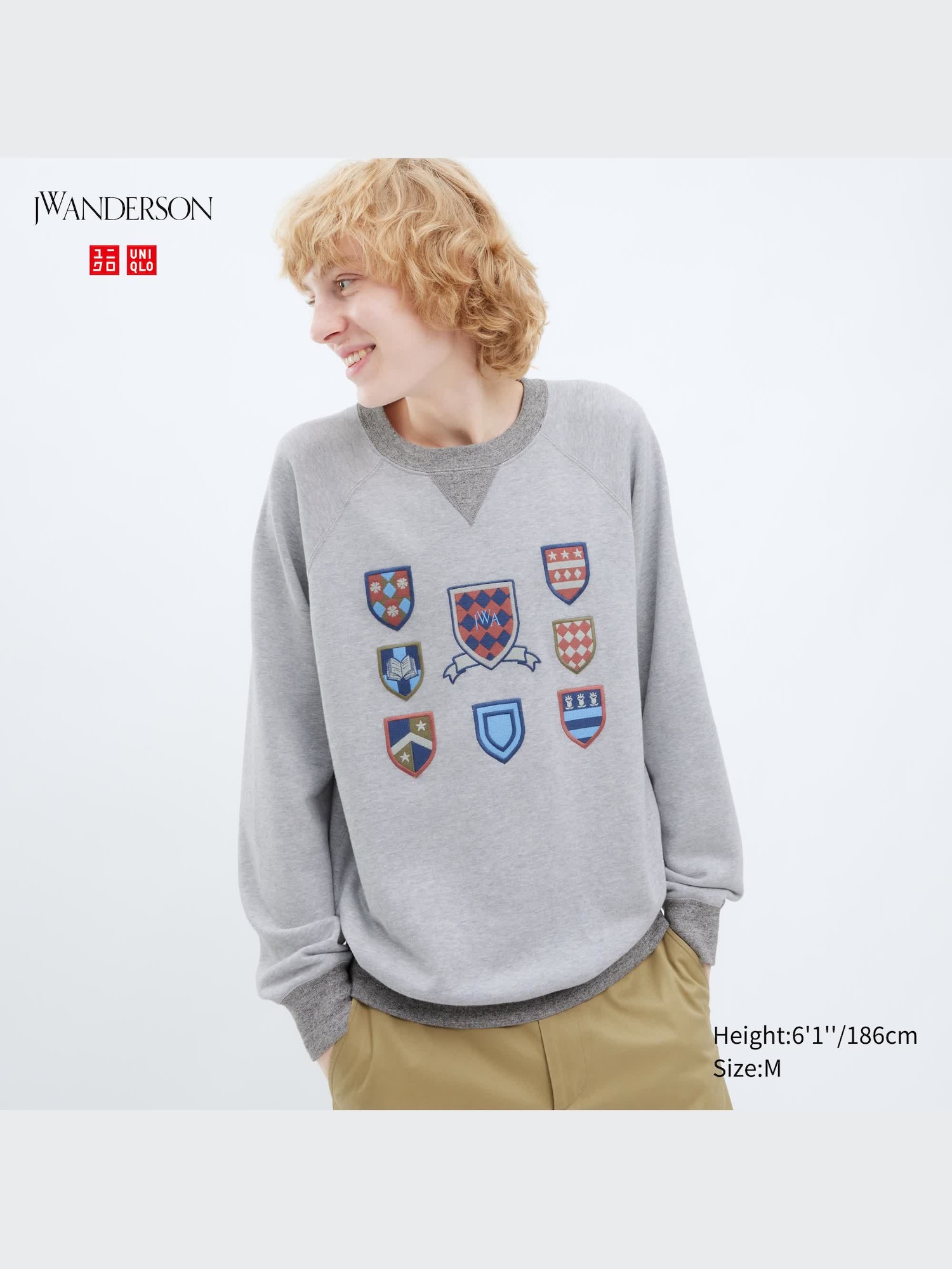 Jw anderson sweatshirt grey hotsell