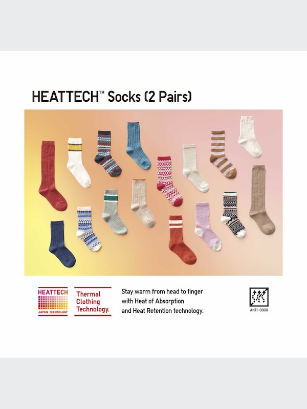 HEATTECH Socks 2 Pairs
