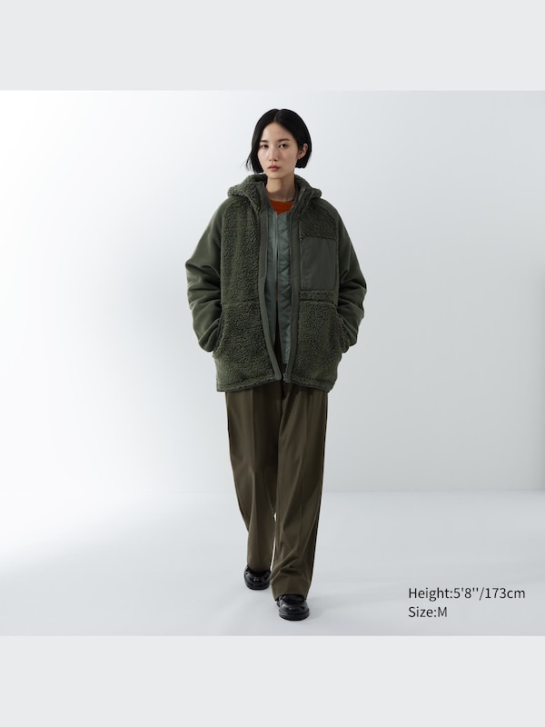 White Mountaineering Fleece Full-Zip Hoodie