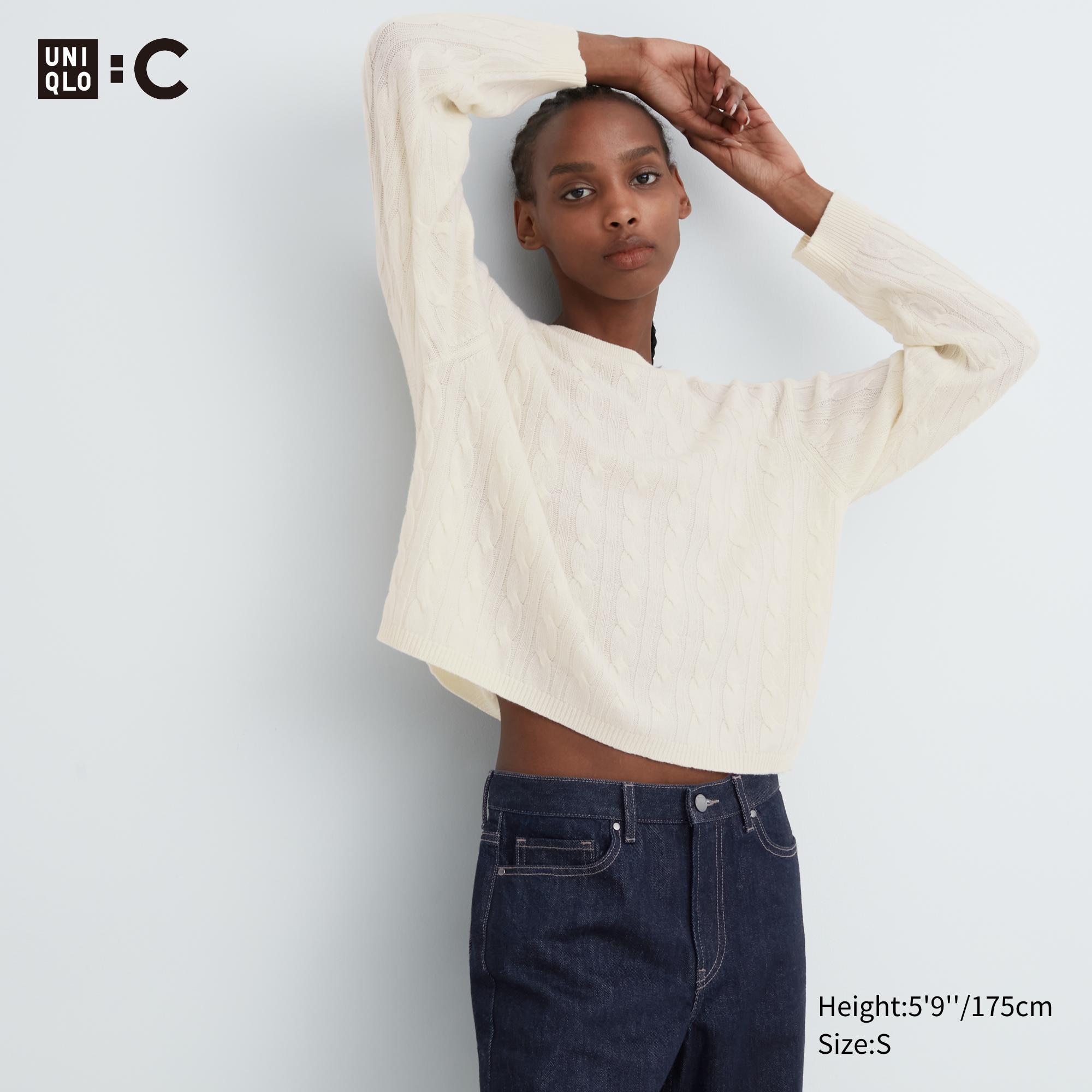 Uniqlo cotton 2025 cashmere sweater