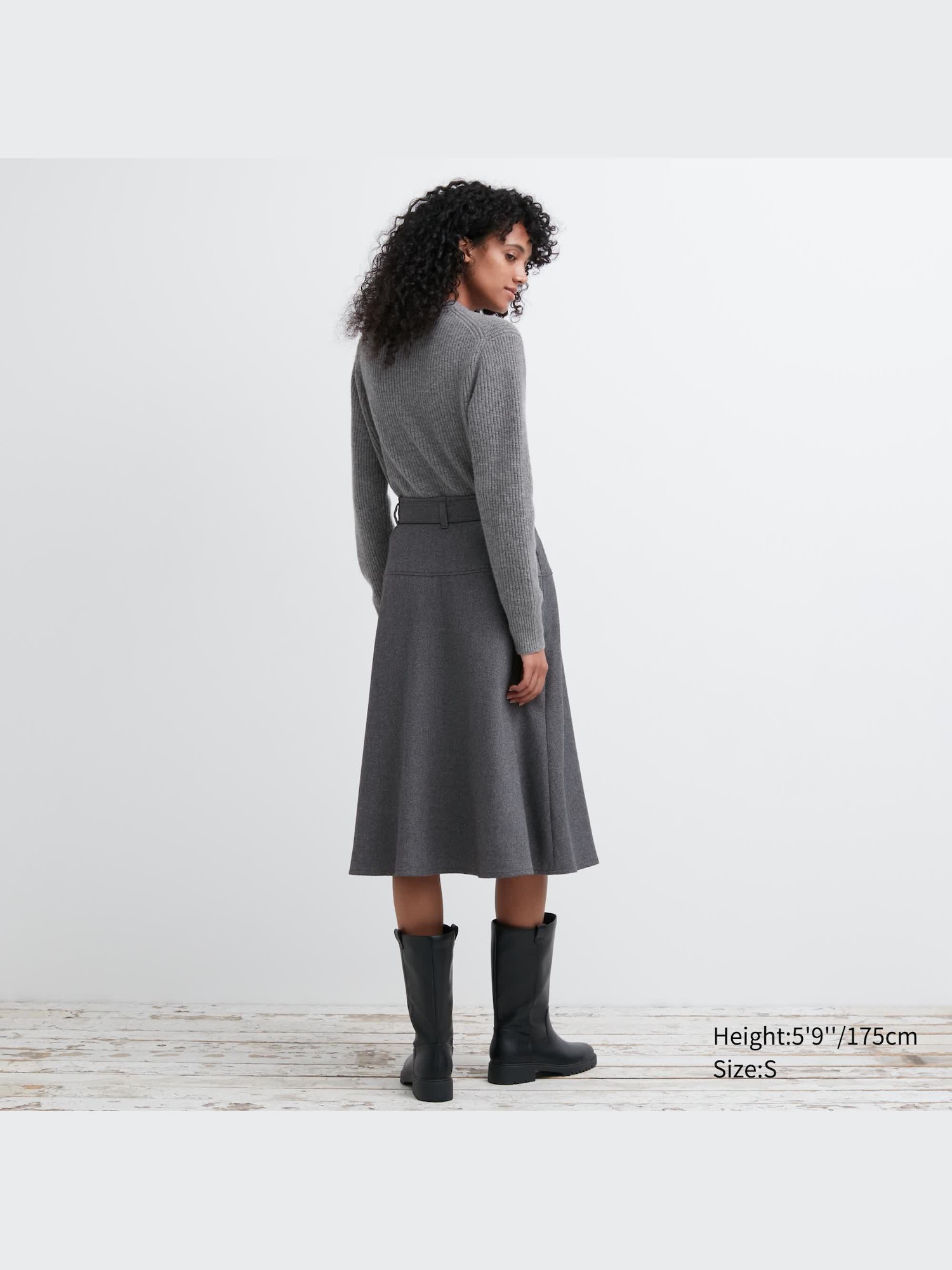 WOMEN'S COMPTOIR DES COTONNIERS BELTED WRAPPED SKIRT | UNIQLO AU WOMEN'S COMPTOIR DES COTONNIERS BELTED WRAPPED SKIRT | UNIQLO AU