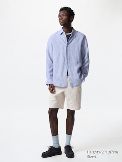 Linen Blend Shorts
