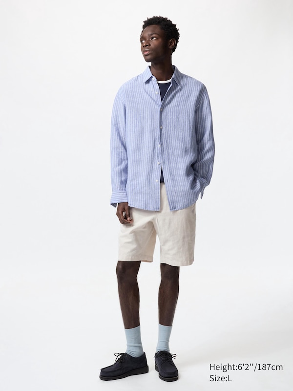 Linen Blend Shorts