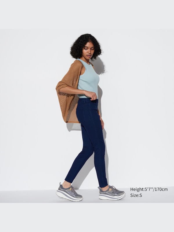 Ultra Stretch Denim Leggings Pants