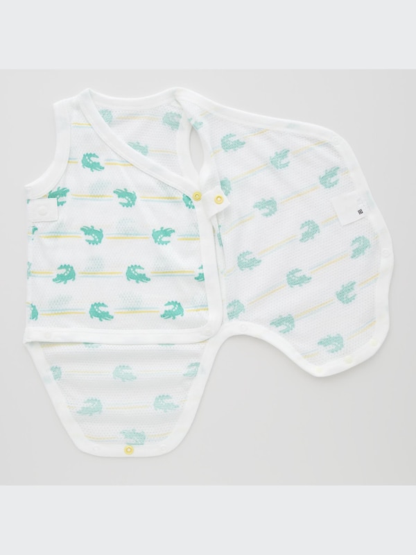 Cotton Mesh Inner Bodysuit Sleeveless