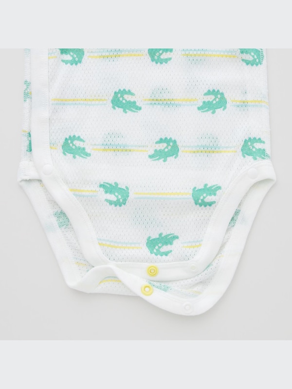 Cotton Mesh Inner Bodysuit Sleeveless