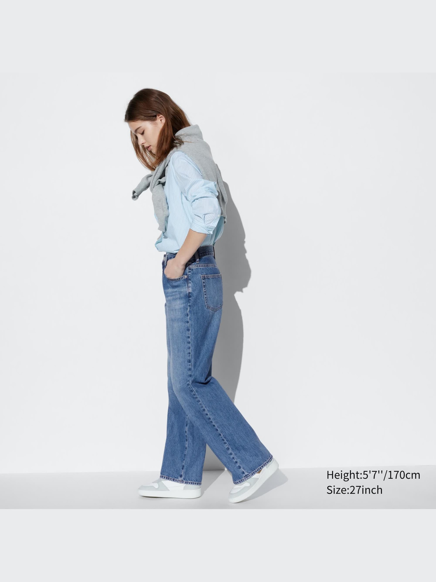 Women's Wide Straight Jeans | UNIQLO AU