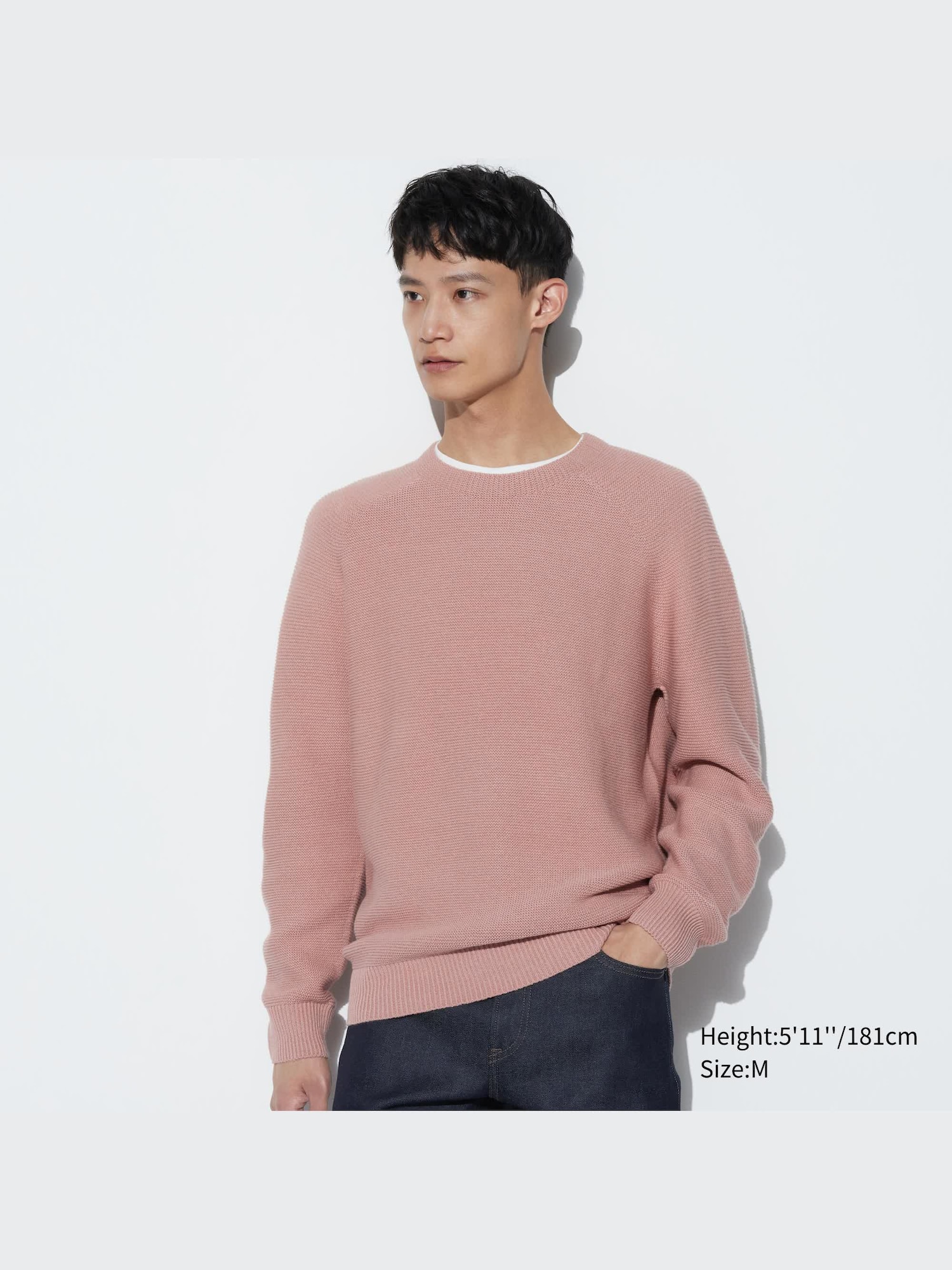 Long sleeve pink sweater hotsell