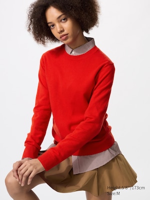 100% Cashmere Crew Neck Sweater