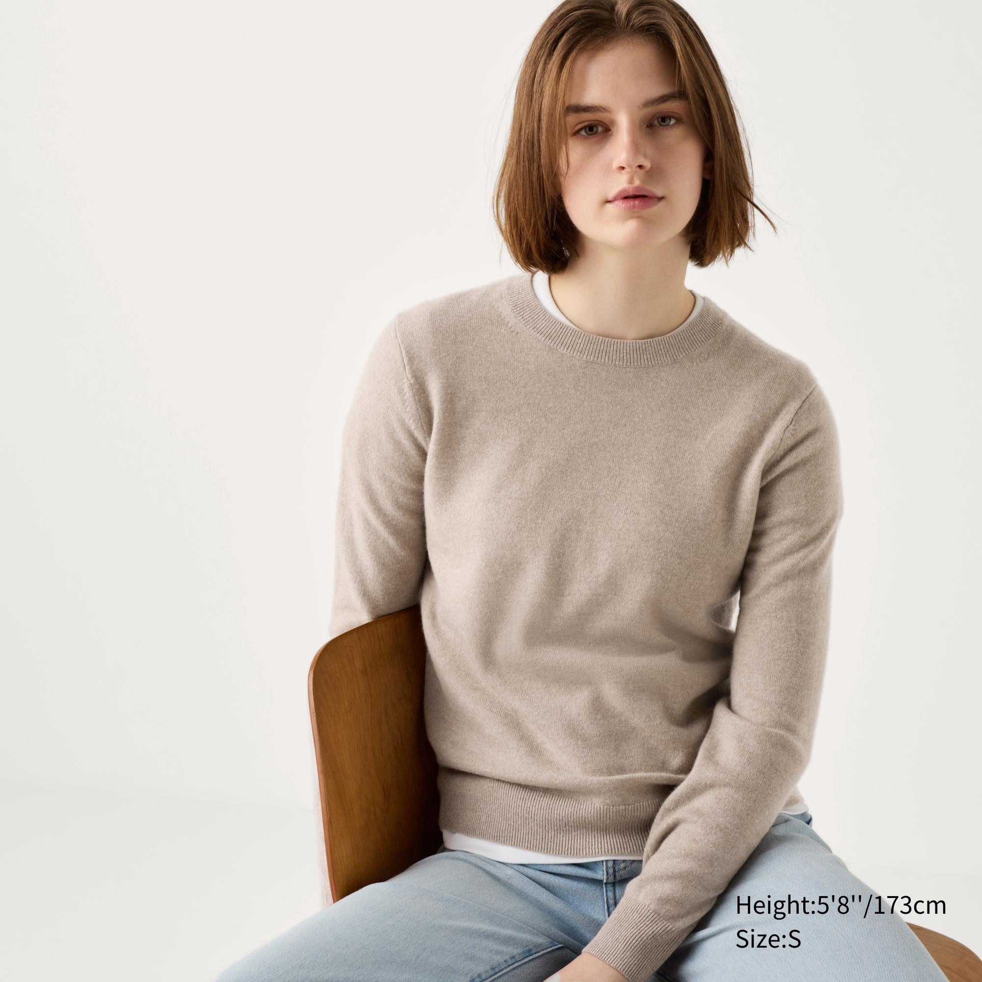 Uniqlo cashmere crew outlet neck