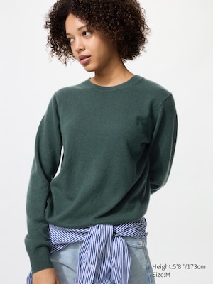 100% Cashmere Crew Neck Sweater
