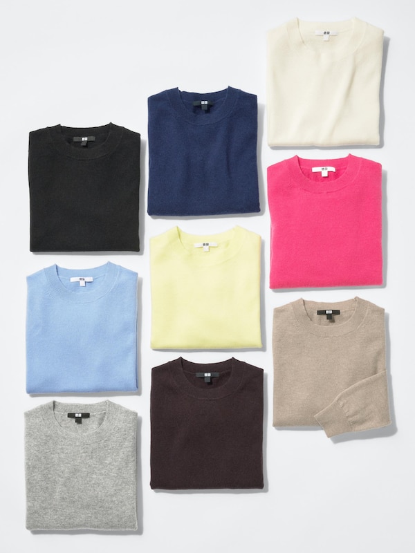 100% Cashmere Crew Neck Sweater