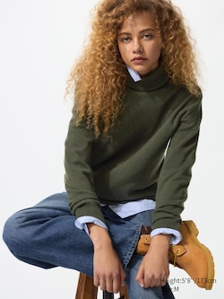 100% Cashmere Turtleneck Sweater