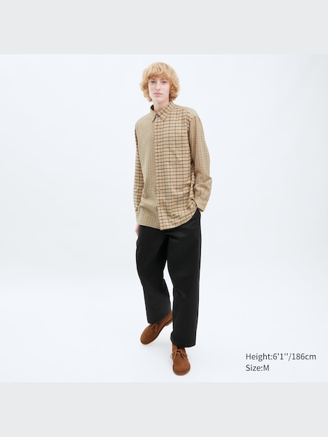 JW Anderson Flannel Checked Long Sleeve Shirt