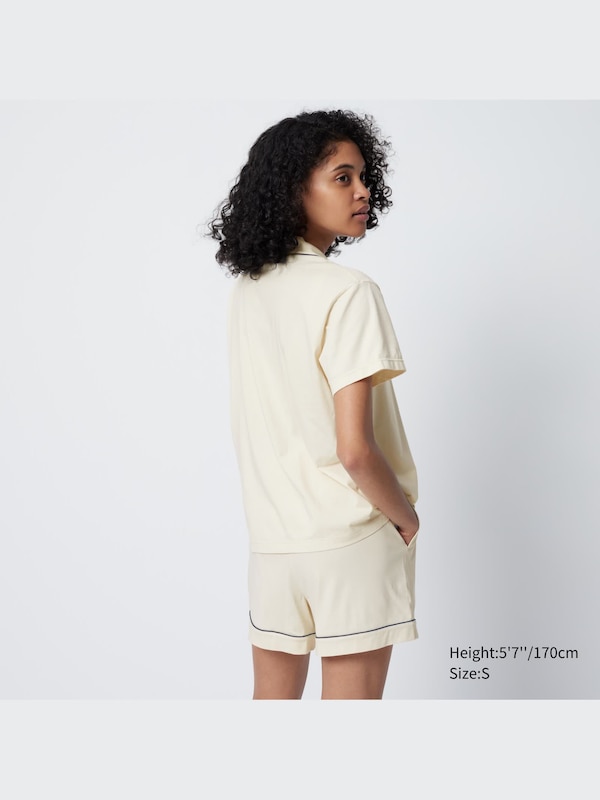 AIRism Cotton Pyjamas (Short Sleeve)