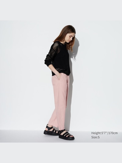Cotton Relaxed Ankle Pants