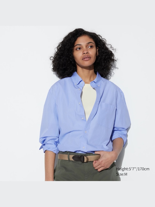 Extra Fine Cotton Broadcloth Long Sleeve Shirt
