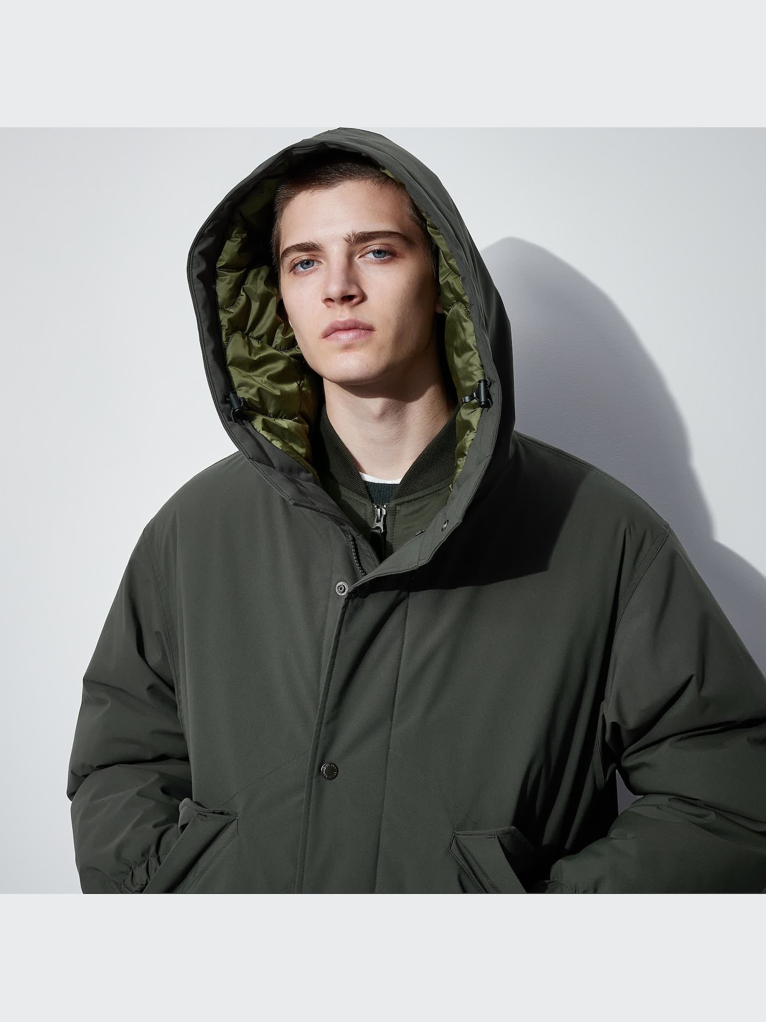 ユニクロ & エンジニアド ガーメンツ PUFFTECH Hooded Coat PUFFTECH Hooded Coat (HEATTECH, Relaxed Fit) | UNIQLO US