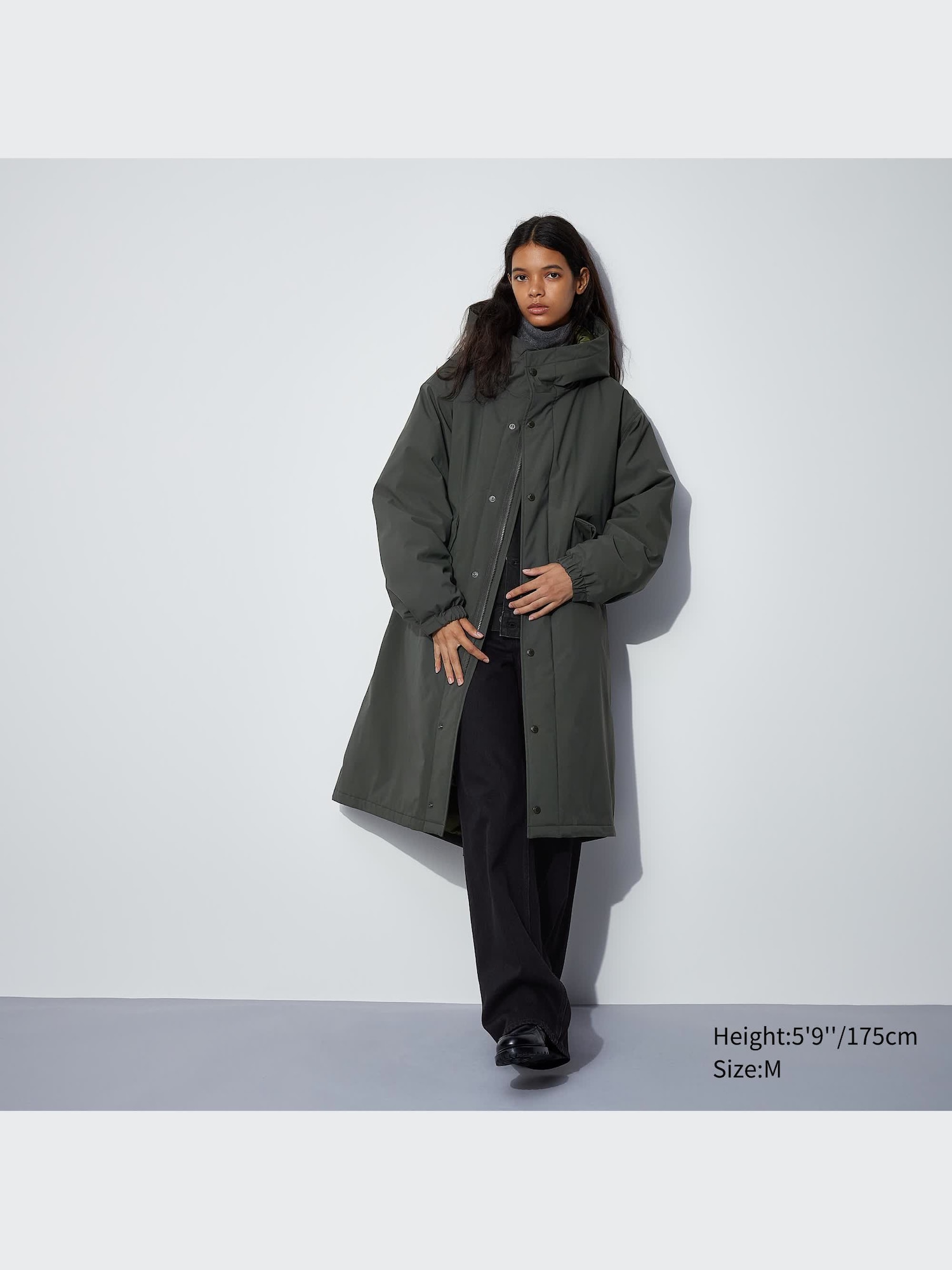 PUFFTECH Hooded Coat (HEATTECH, Relaxed Fit) | UNIQLO US