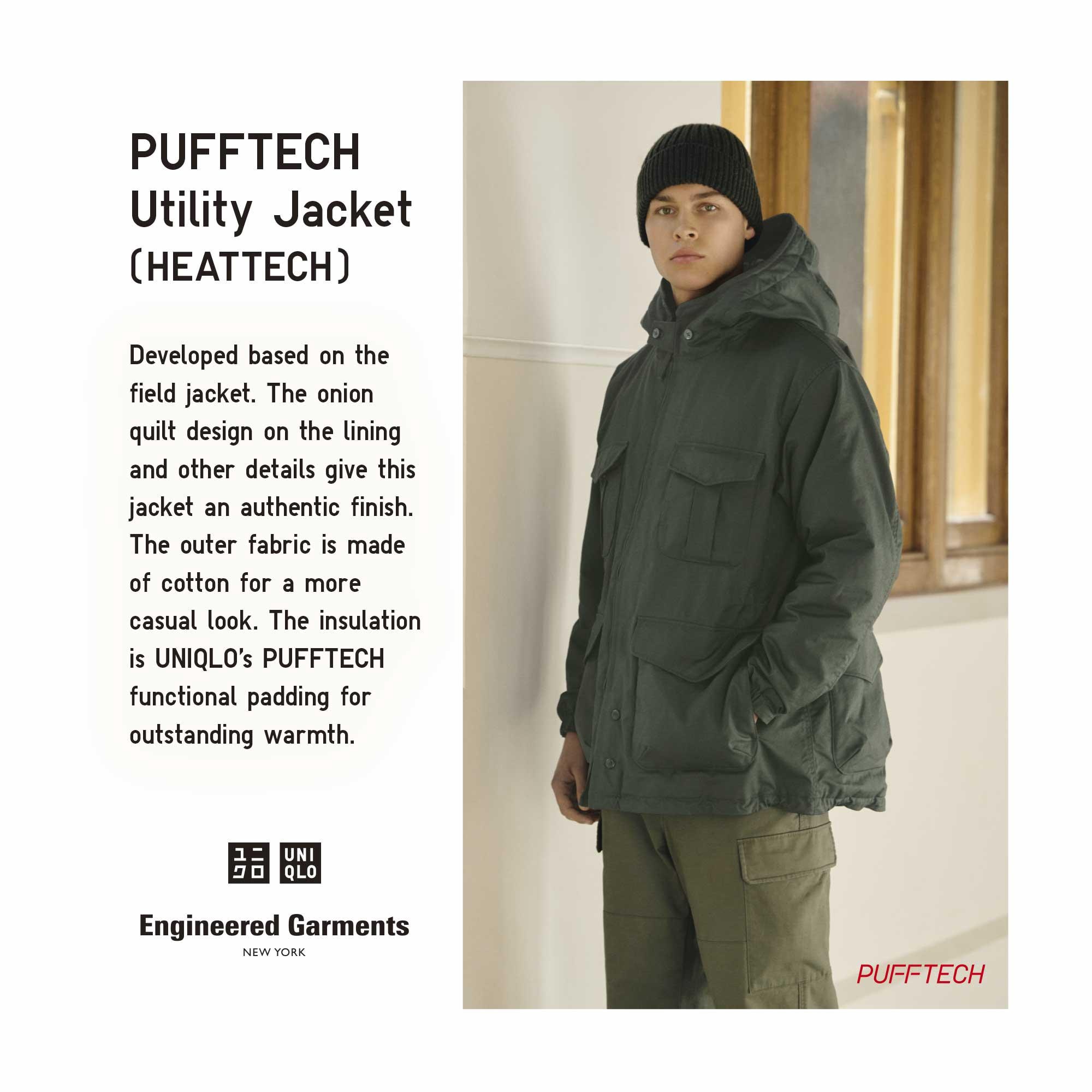 ENGINEERED GARMENTS PUFFTECH UTILITY JACKET (HEATTECH) | UNIQLO AU