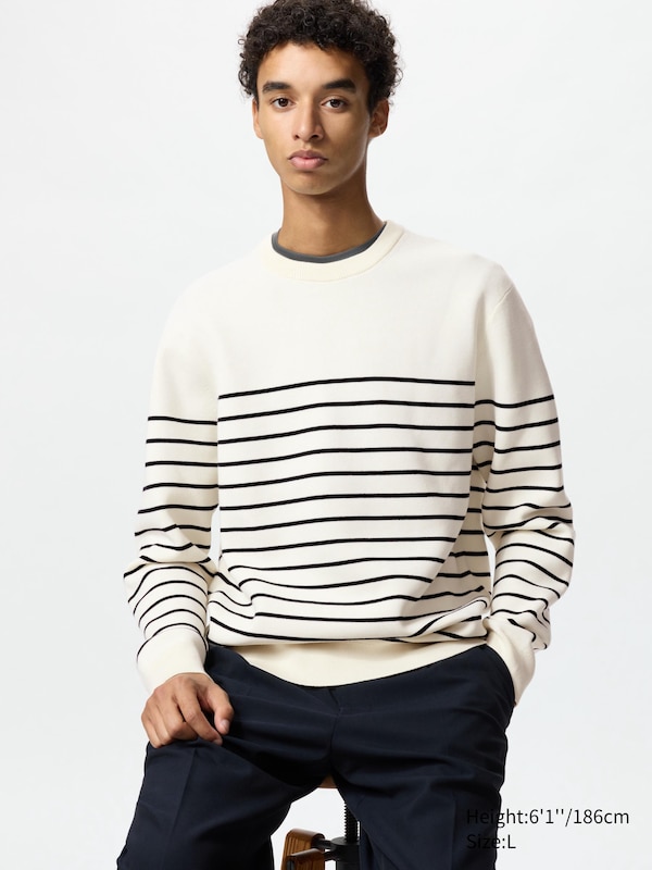 Washable Milano Ribbed Crew Neck Sweater